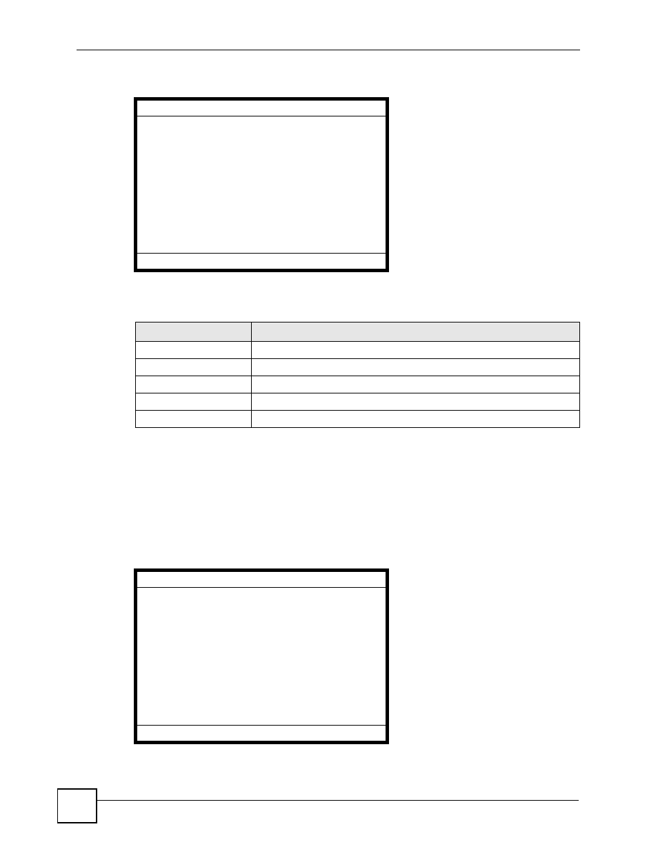 2 auto-provisioning server address, Figure 108 lcd menu: auto provision server address, Table 82 lcd menu: auto provision protocol - edit | ZyXEL Communications V501-T1 User Manual | Page 146 / 294