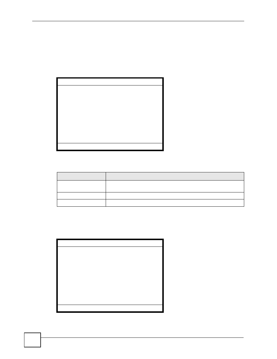 3 auto-provisioning server port, Figure 110 lcd menu: auto provision server port, Table 85 lcd menu: auto provision server address | ZyXEL Communications V501-T1 User Manual | Page 148 / 294