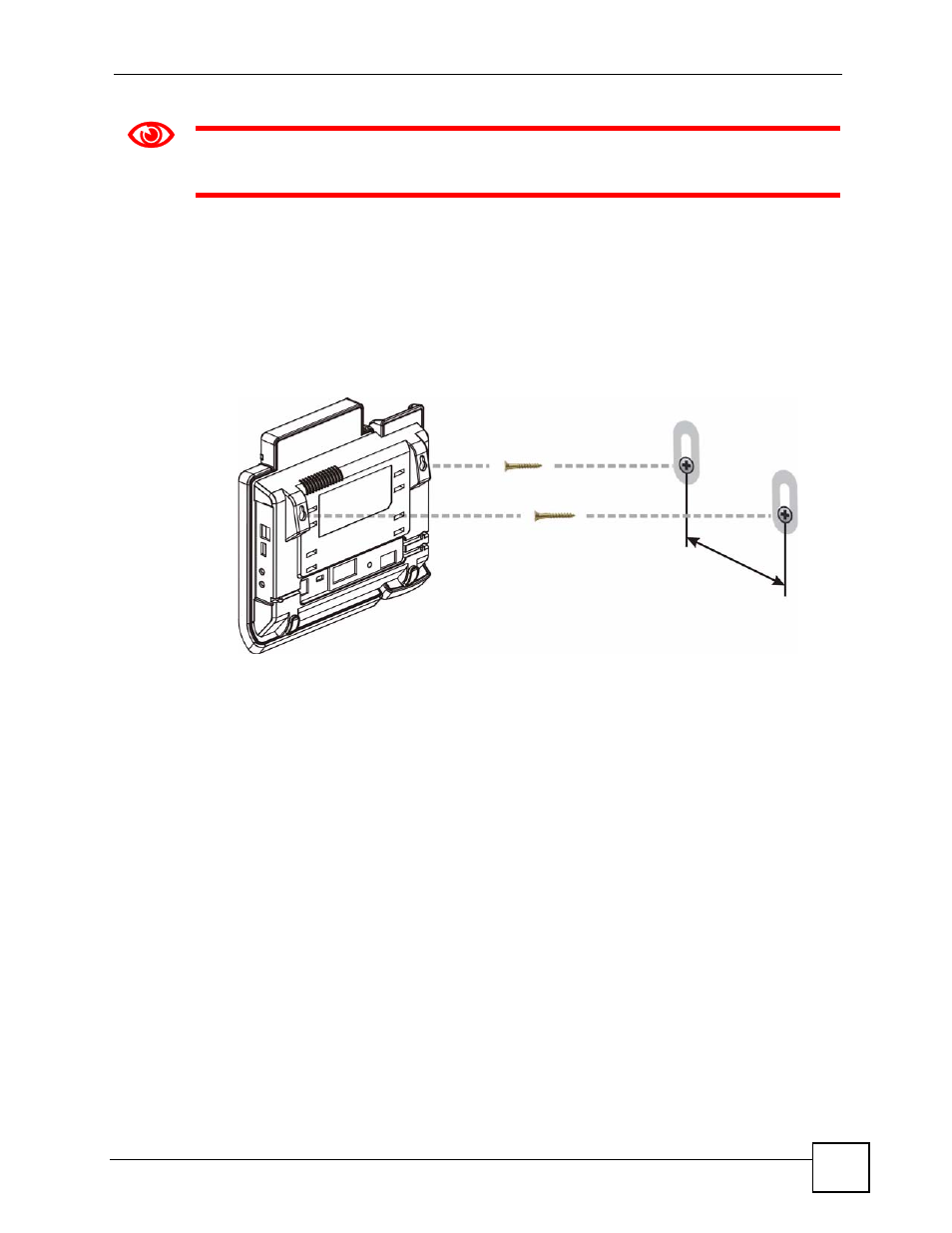 Figure 161 wall-mounting example | ZyXEL Communications V501-T1 User Manual | Page 239 / 294