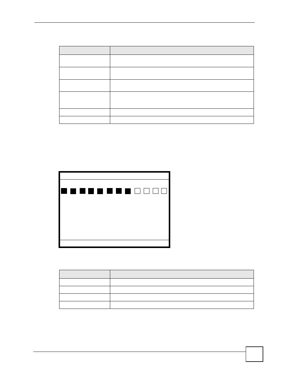 1 volume screen, Figure 30 lcd menu: volume screen, Table 13 lcd menu: volume setting | Table 14 lcd menu: volume setting | ZyXEL Communications V501-T1 User Manual | Page 83 / 294