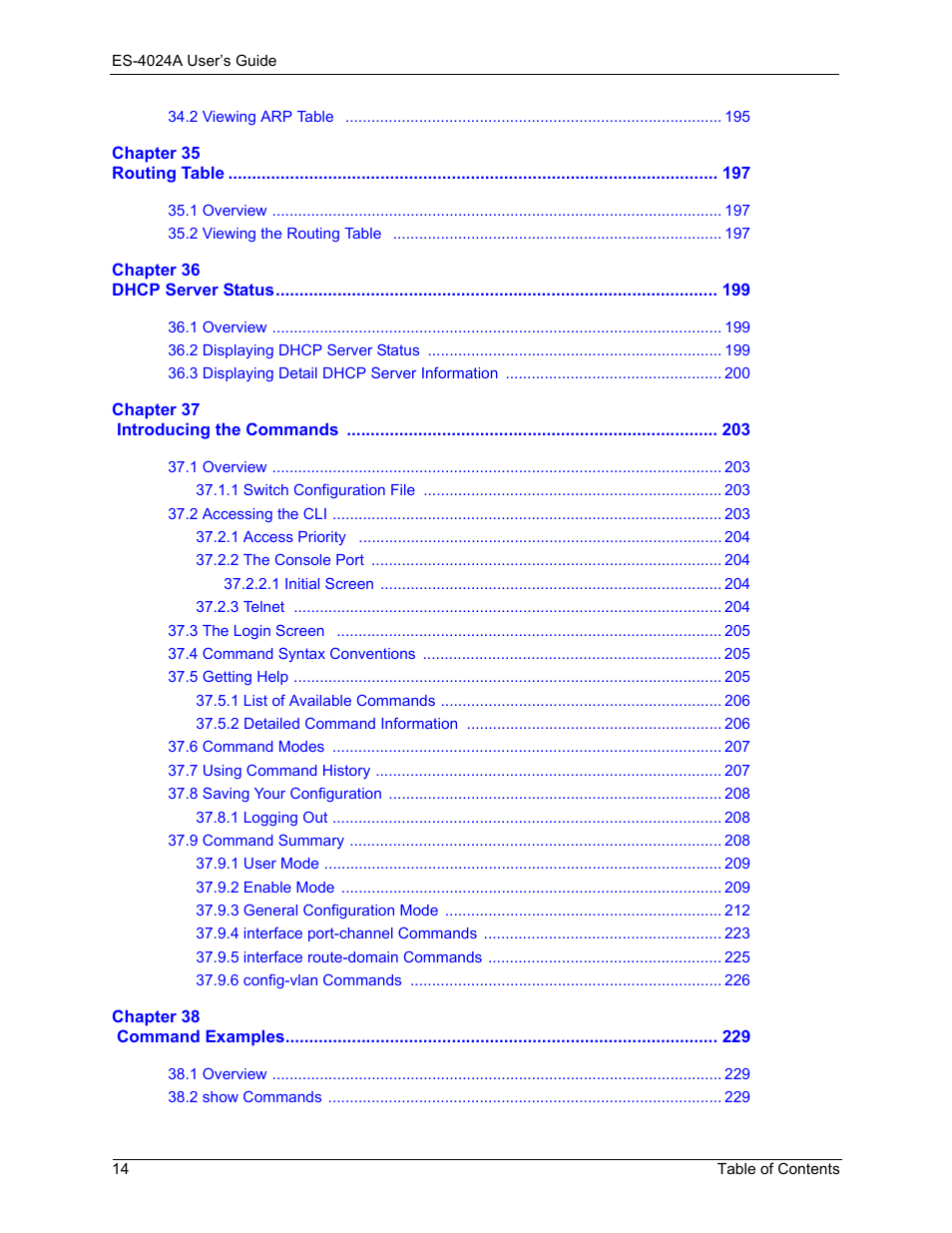 ZyXEL Communications ZyXEL Dimension ES-4024 User Manual | Page 15 / 284