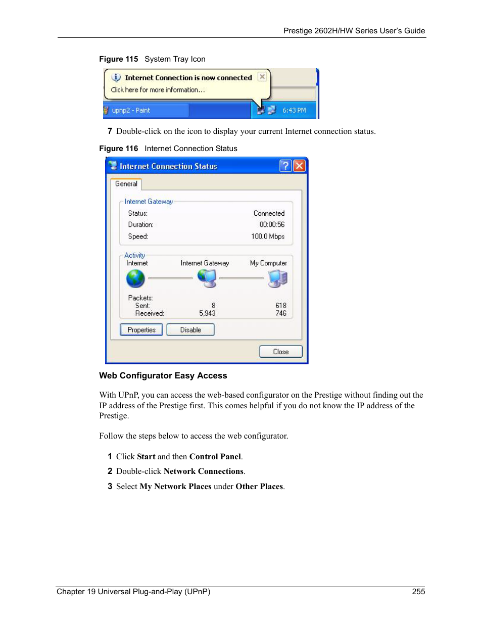 ZyXEL Communications Prestige 2602H Series User Manual | Page 255 / 550
