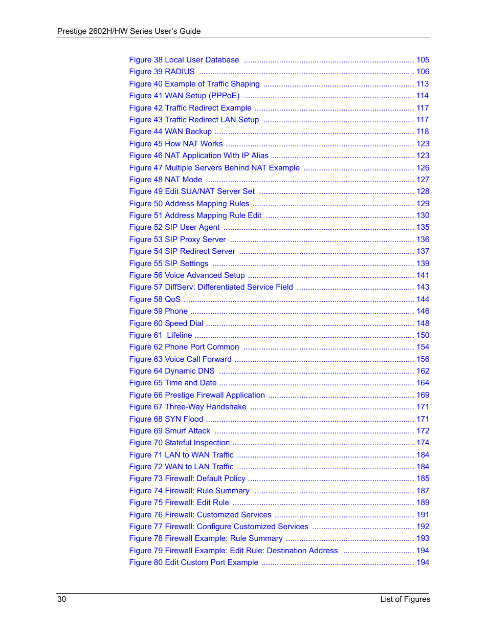 ZyXEL Communications Prestige 2602H Series User Manual | Page 30 / 550