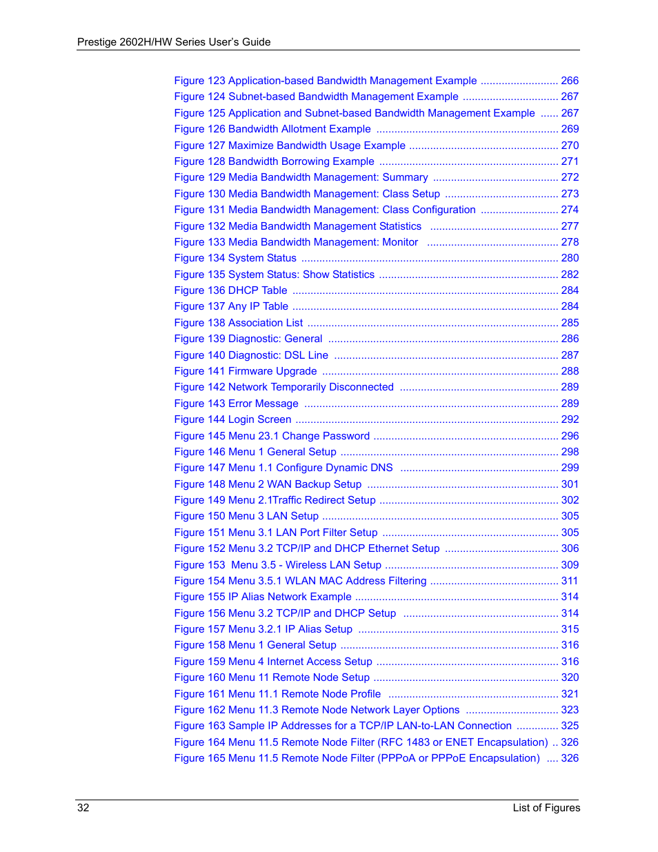 ZyXEL Communications Prestige 2602H Series User Manual | Page 32 / 550