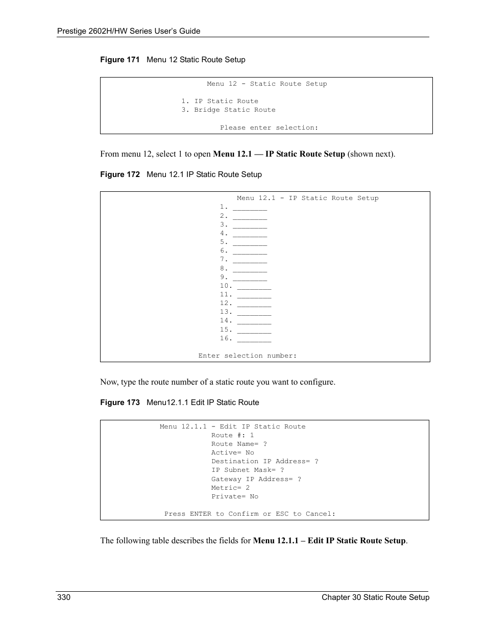 ZyXEL Communications Prestige 2602H Series User Manual | Page 330 / 550