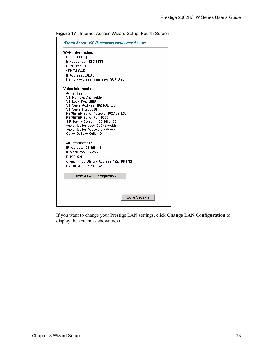 ZyXEL Communications Prestige 2602H Series User Manual | Page 73 / 550