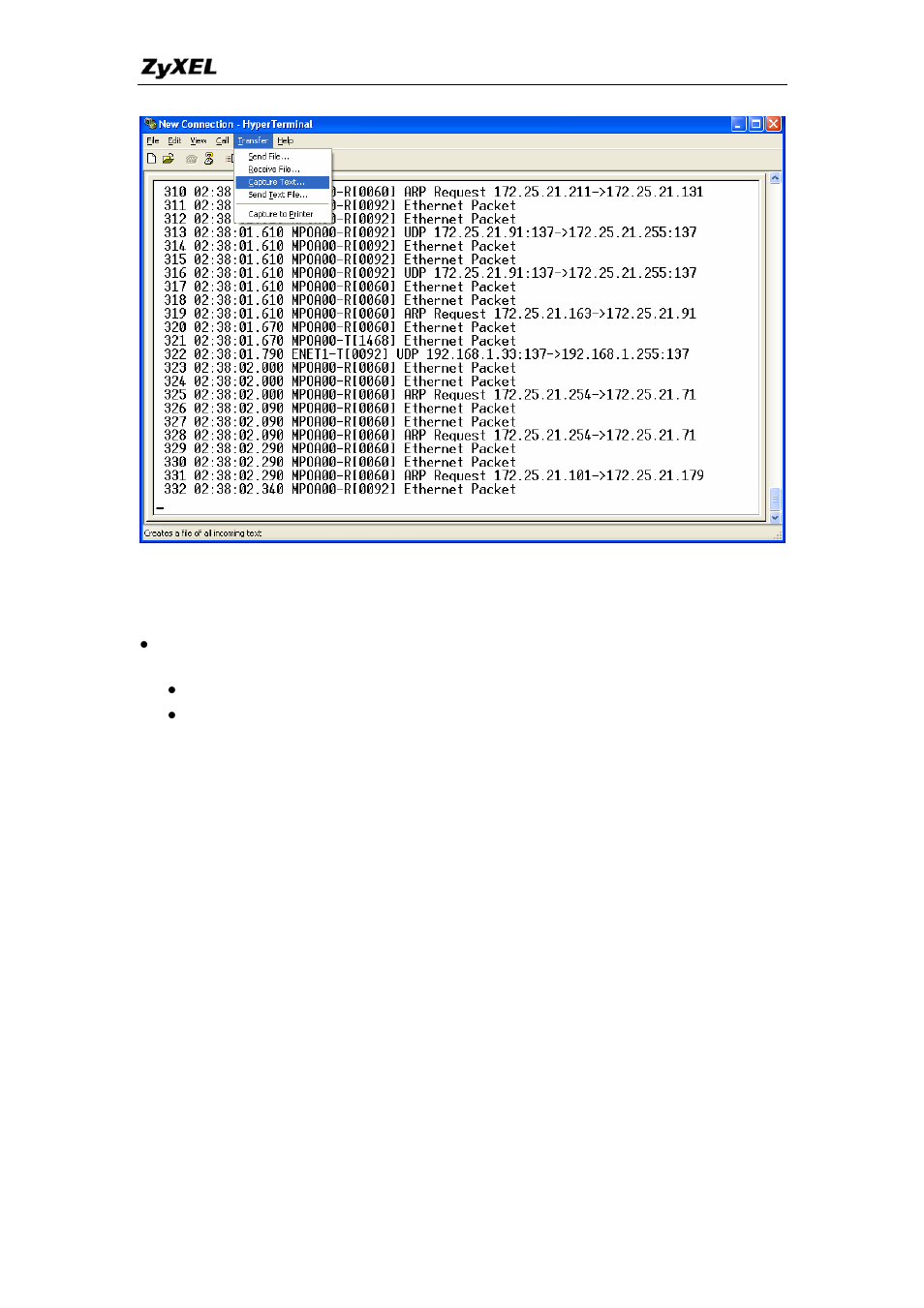 Using tftp client software | ZyXEL Communications P-660HW-TX User Manual | Page 116 / 122