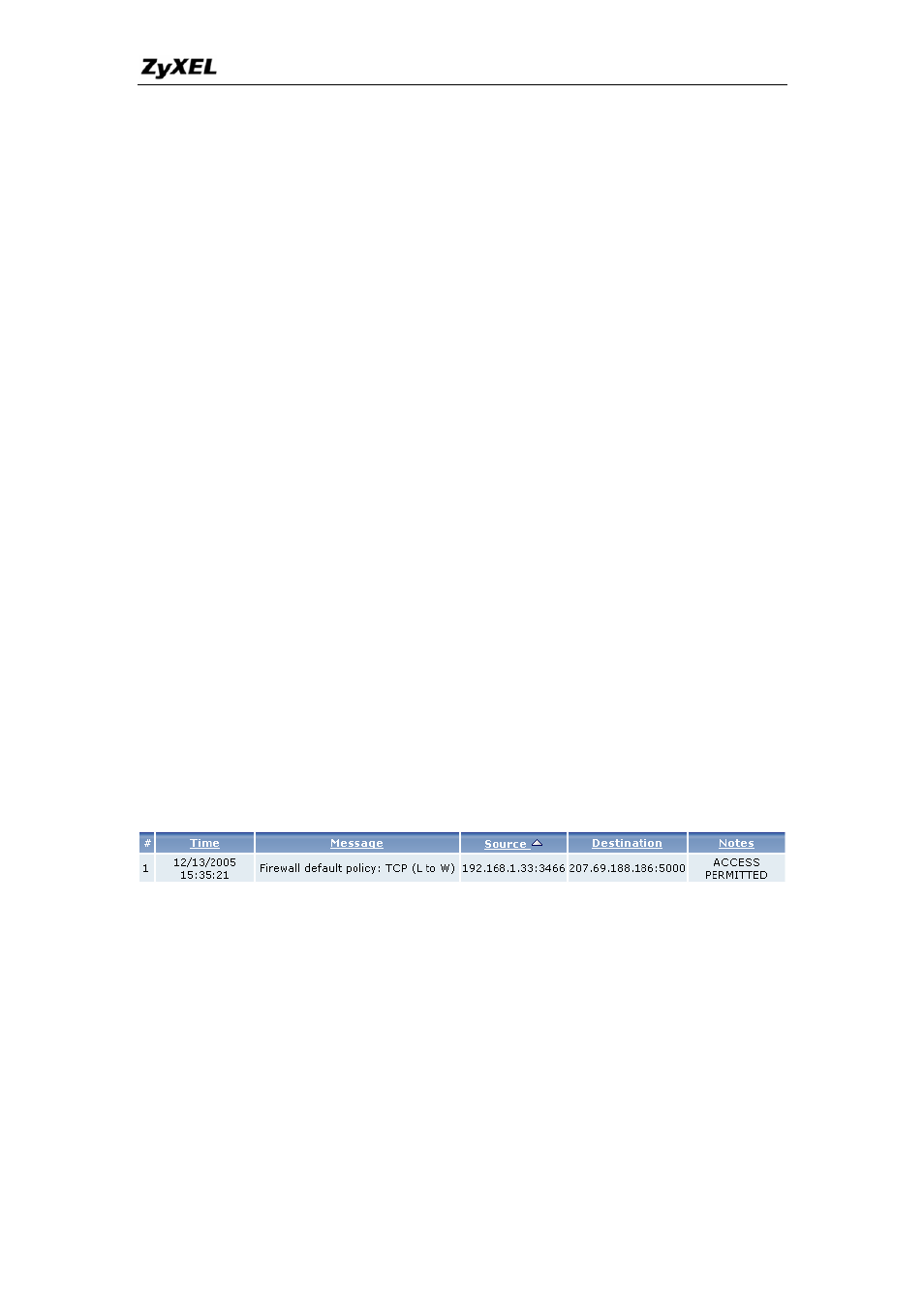 Log and alert | ZyXEL Communications P-660HW-TX User Manual | Page 28 / 122