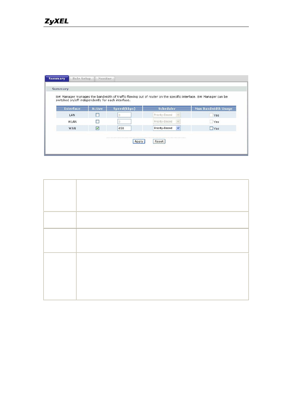 Key settings | ZyXEL Communications P-660HW-TX User Manual | Page 79 / 122