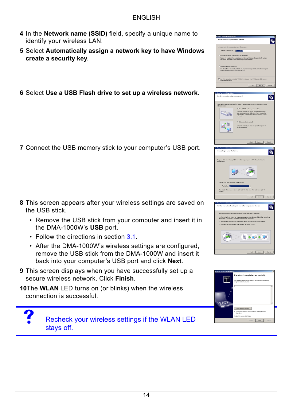 ZyXEL Communications 802.11 Wireless Digital Media Adaptor DMA-1000W User Manual | Page 14 / 121