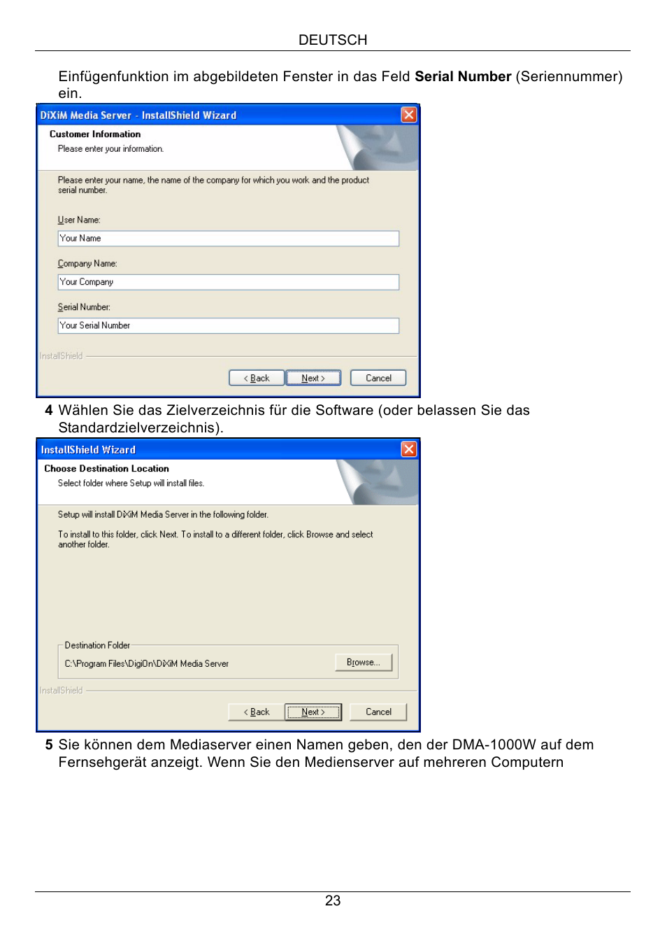 ZyXEL Communications 802.11 Wireless Digital Media Adaptor DMA-1000W User Manual | Page 23 / 121
