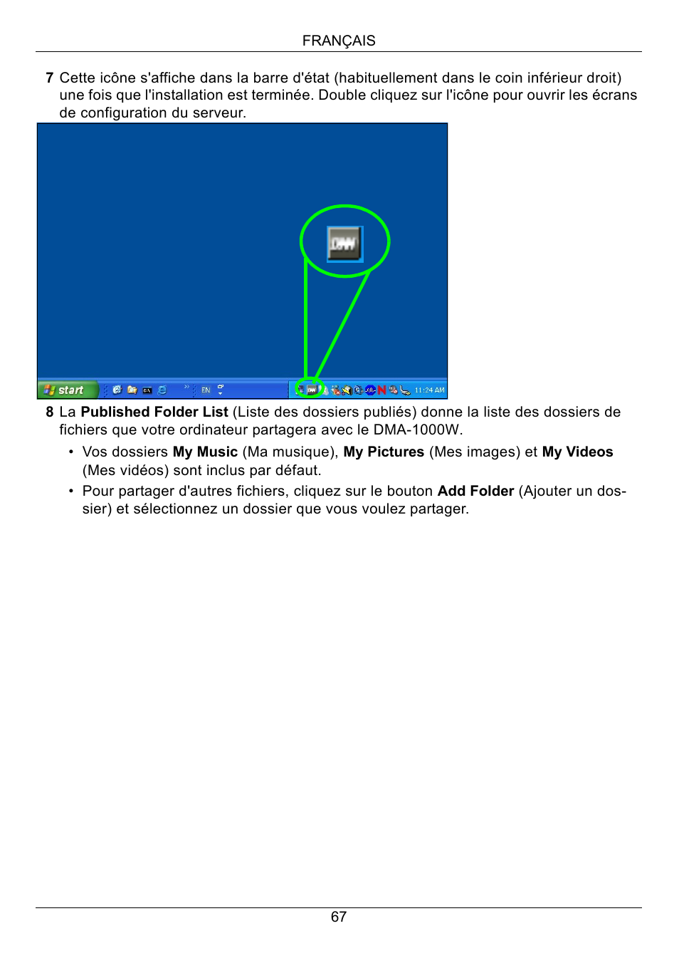 ZyXEL Communications 802.11 Wireless Digital Media Adaptor DMA-1000W User Manual | Page 67 / 121
