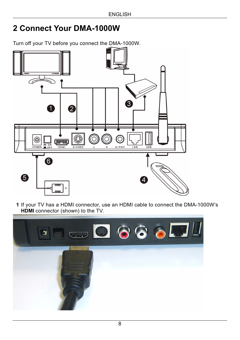 ZyXEL Communications 802.11 Wireless Digital Media Adaptor DMA-1000W User Manual | Page 8 / 121