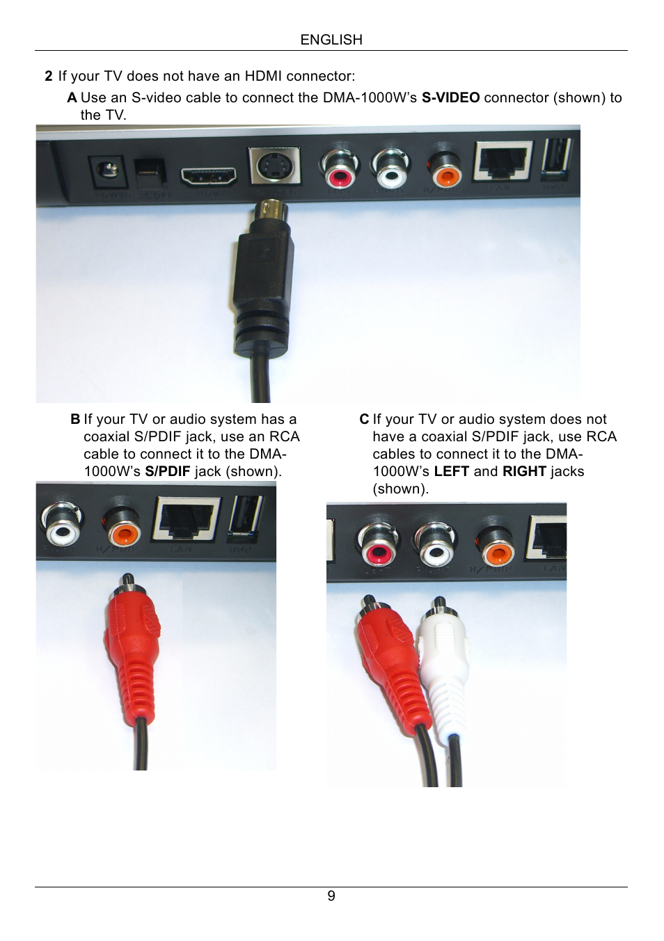 ZyXEL Communications 802.11 Wireless Digital Media Adaptor DMA-1000W User Manual | Page 9 / 121