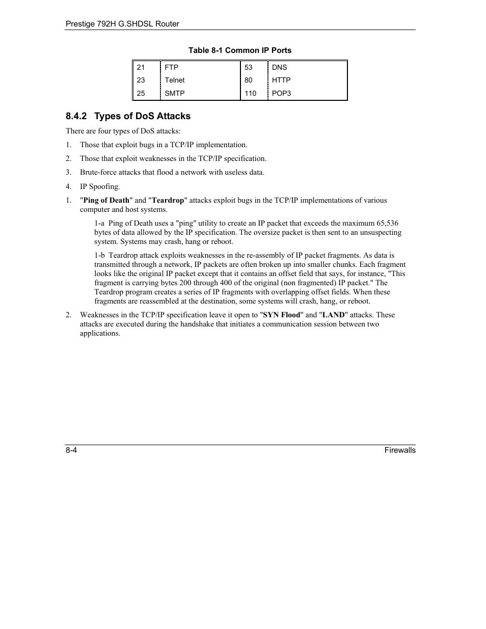 ZyXEL Communications 792H User Manual | Page 124 / 428