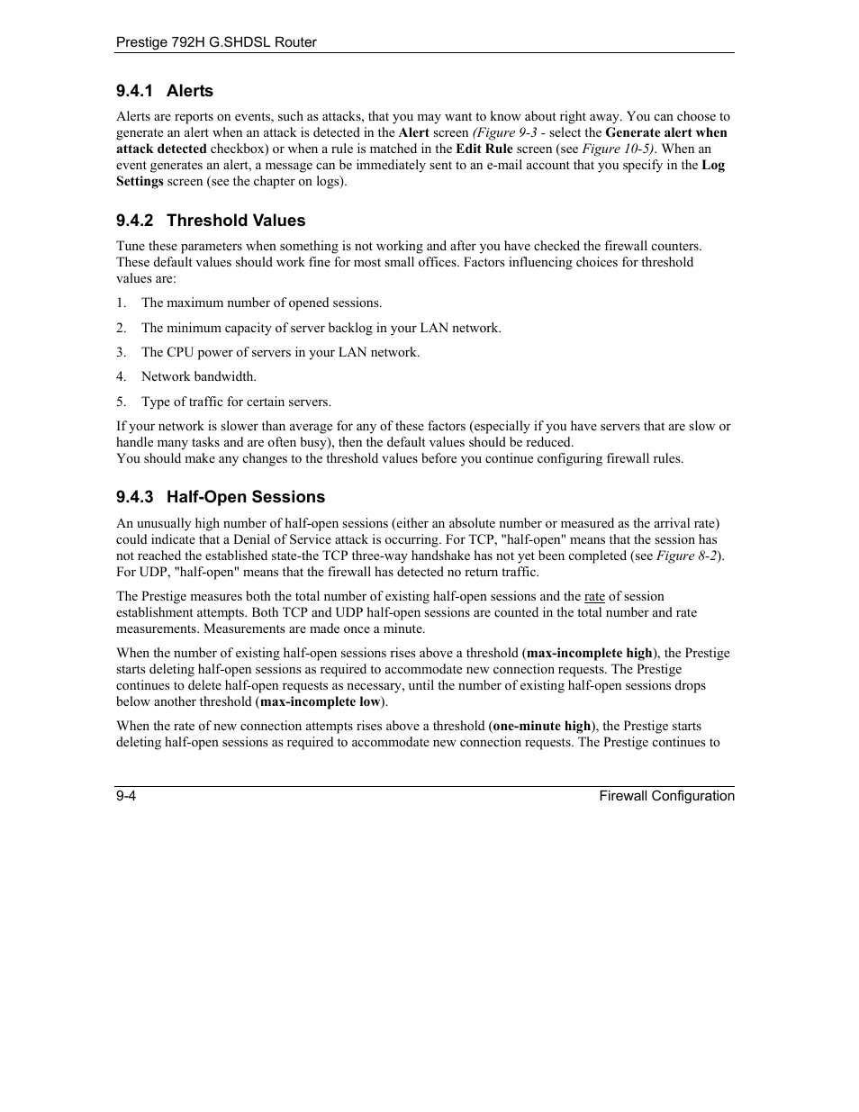 ZyXEL Communications 792H User Manual | Page 138 / 428