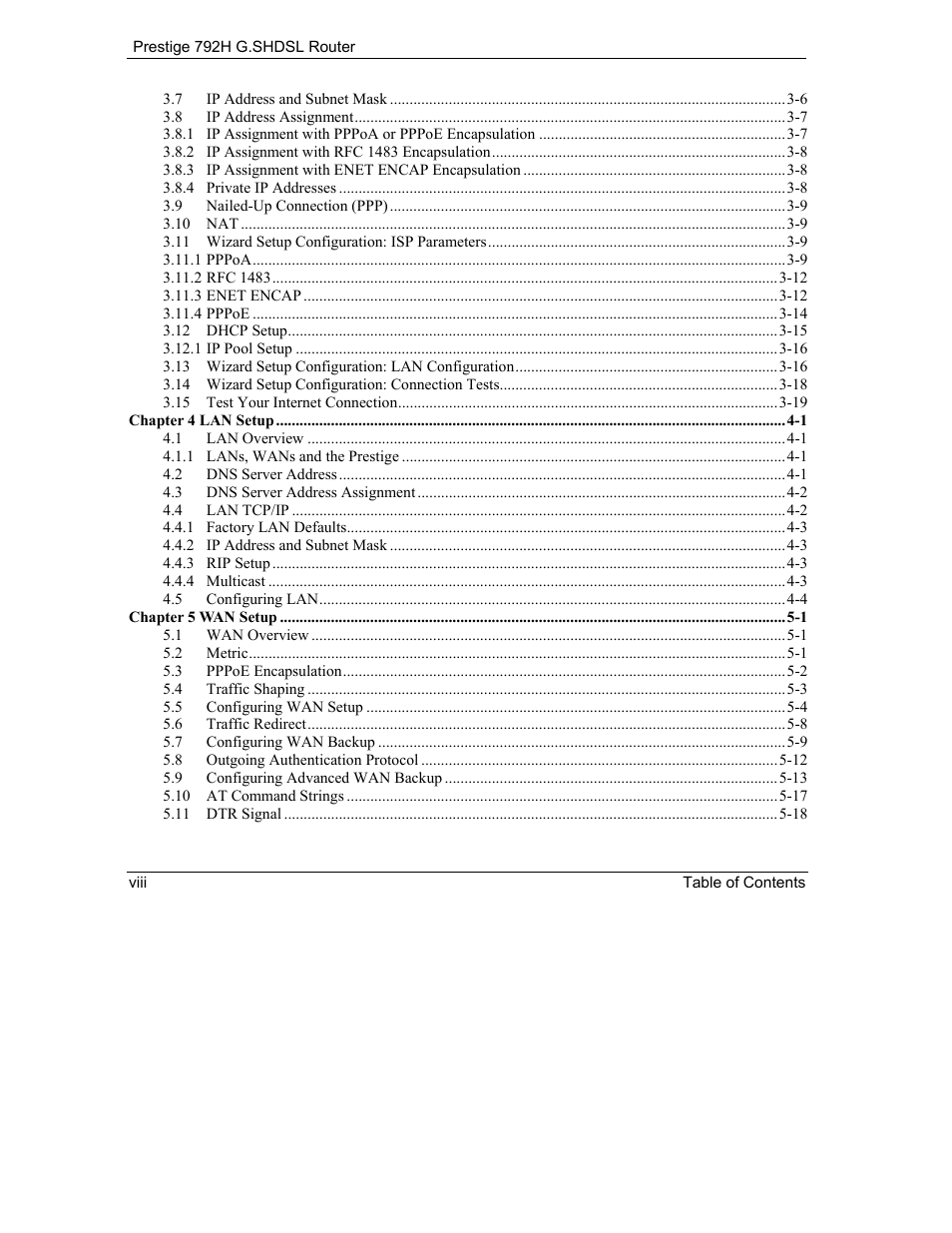 ZyXEL Communications 792H User Manual | Page 14 / 428