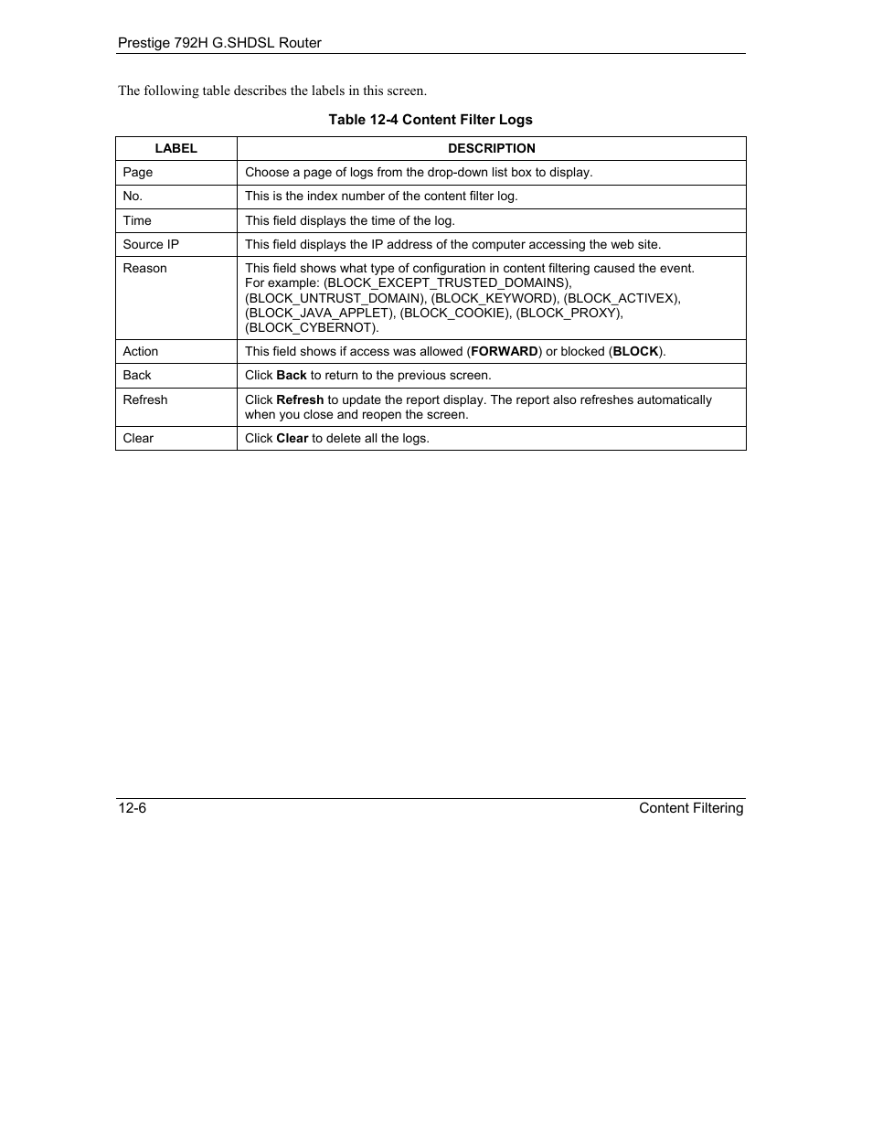 ZyXEL Communications 792H User Manual | Page 170 / 428