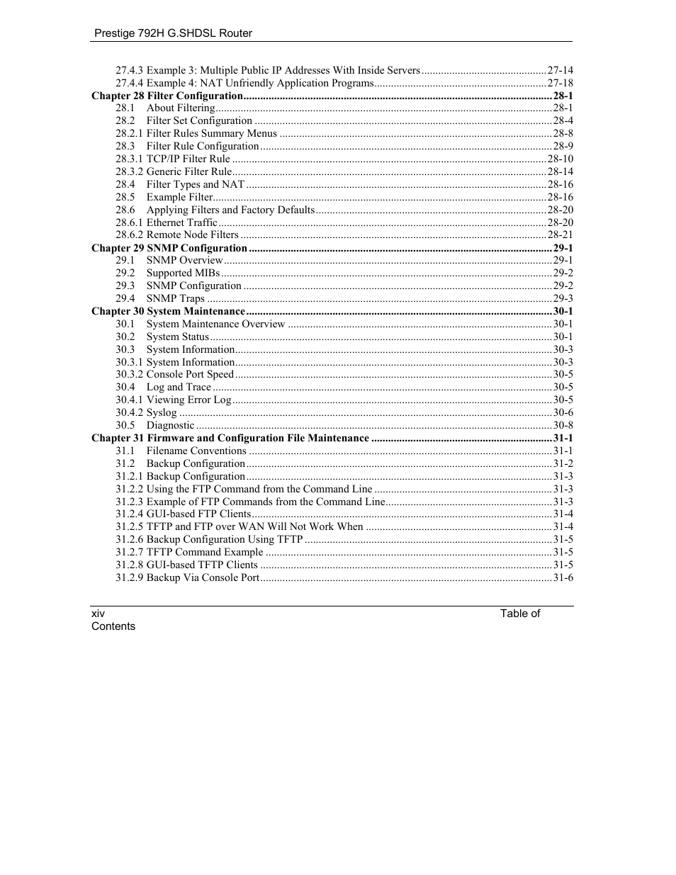 ZyXEL Communications 792H User Manual | Page 20 / 428