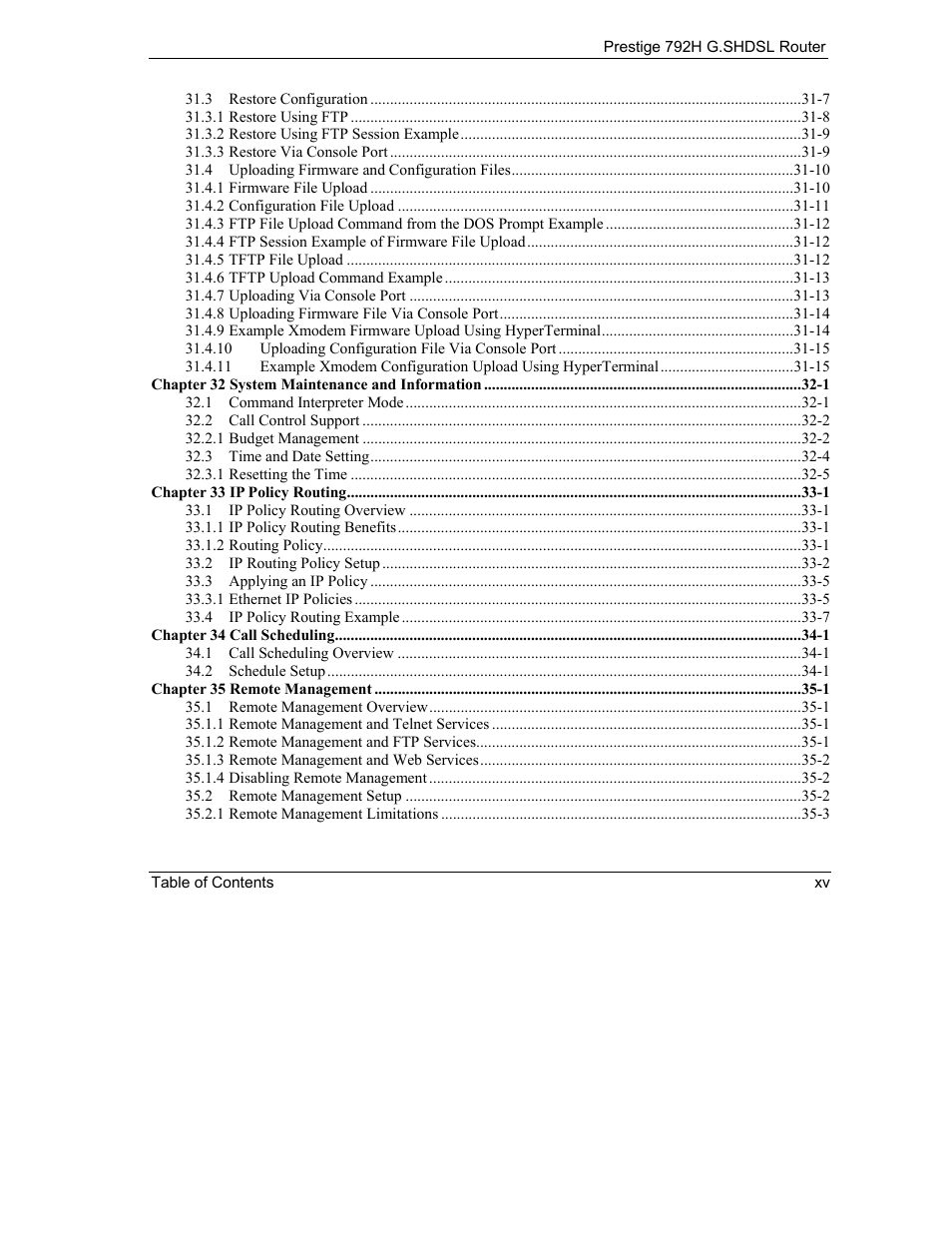 ZyXEL Communications 792H User Manual | Page 21 / 428