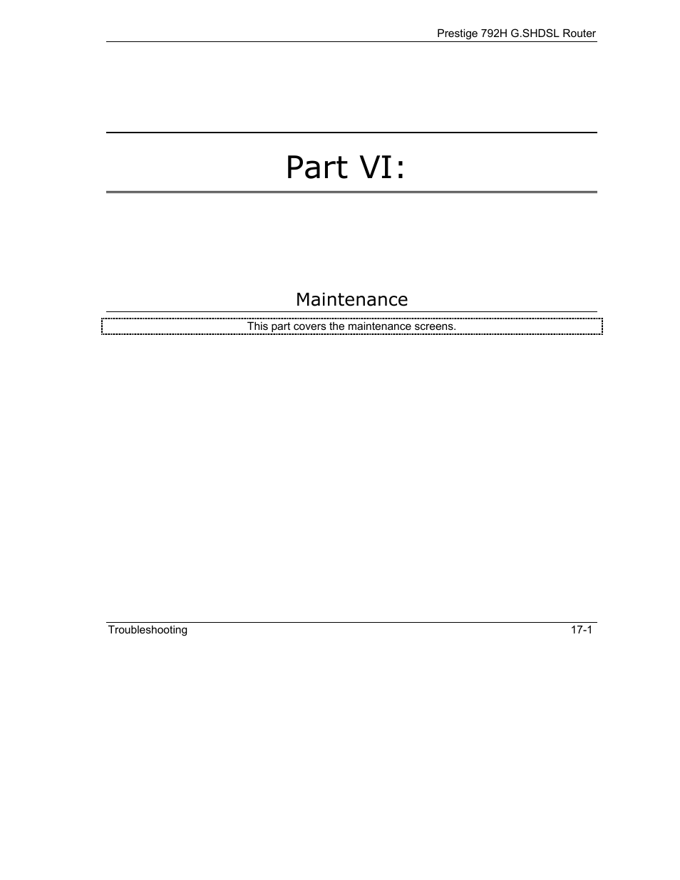 Part vi | ZyXEL Communications 792H User Manual | Page 225 / 428