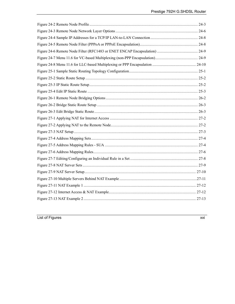 ZyXEL Communications 792H User Manual | Page 27 / 428