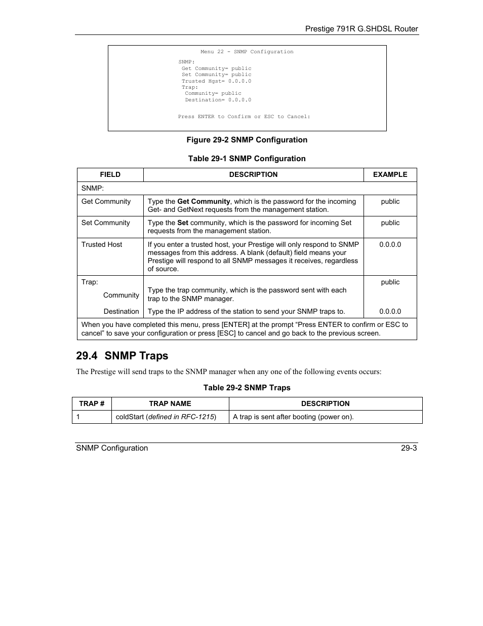 Snmp traps, 4 snmp traps | ZyXEL Communications 792H User Manual | Page 335 / 428