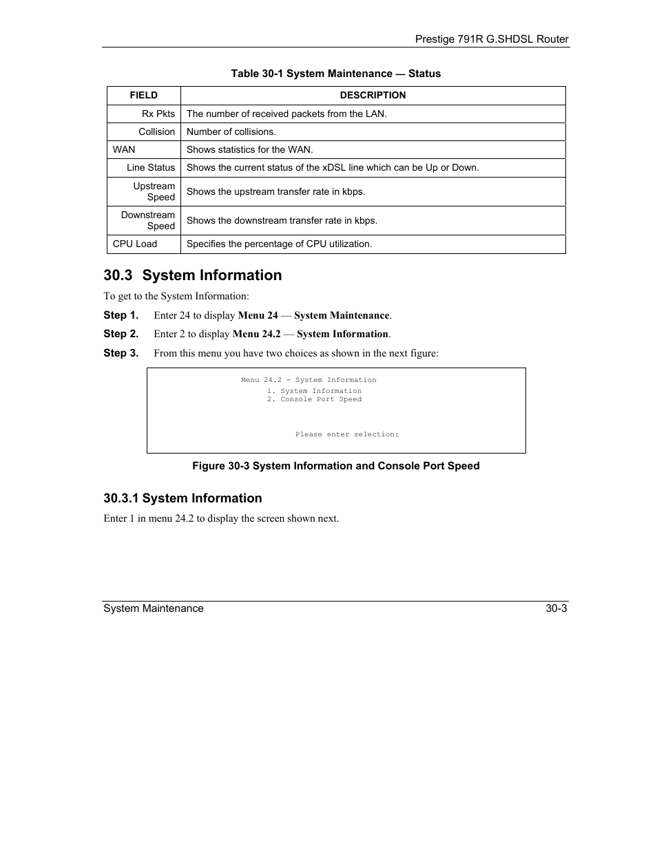 System information, 3 system information, 1 system information | ZyXEL Communications 792H User Manual | Page 339 / 428