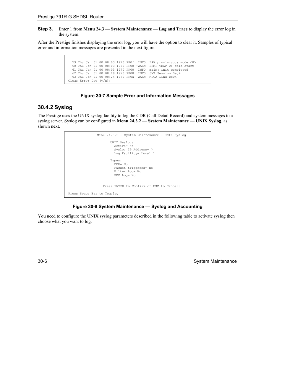 2 syslog | ZyXEL Communications 792H User Manual | Page 342 / 428