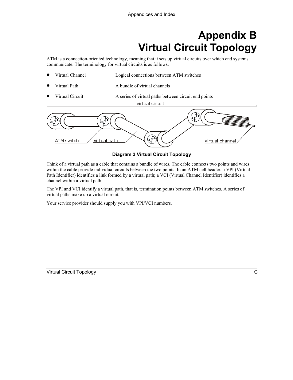 Appendix b virtual circuit topology | ZyXEL Communications 792H User Manual | Page 419 / 428