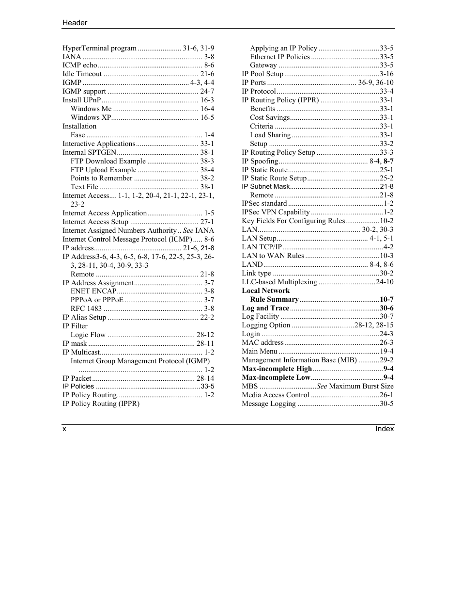 ZyXEL Communications 792H User Manual | Page 425 / 428