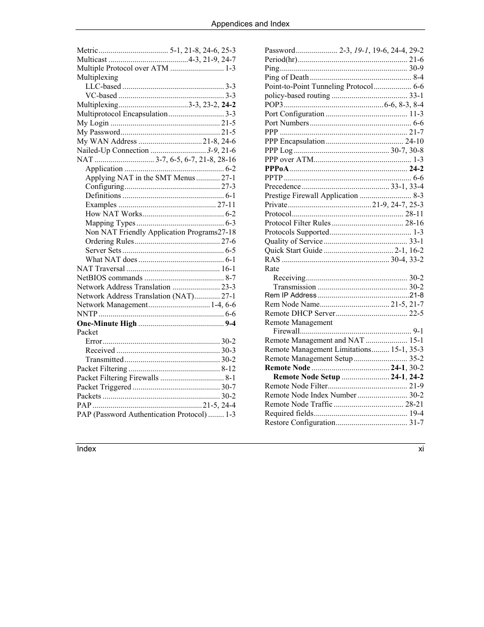 ZyXEL Communications 792H User Manual | Page 426 / 428