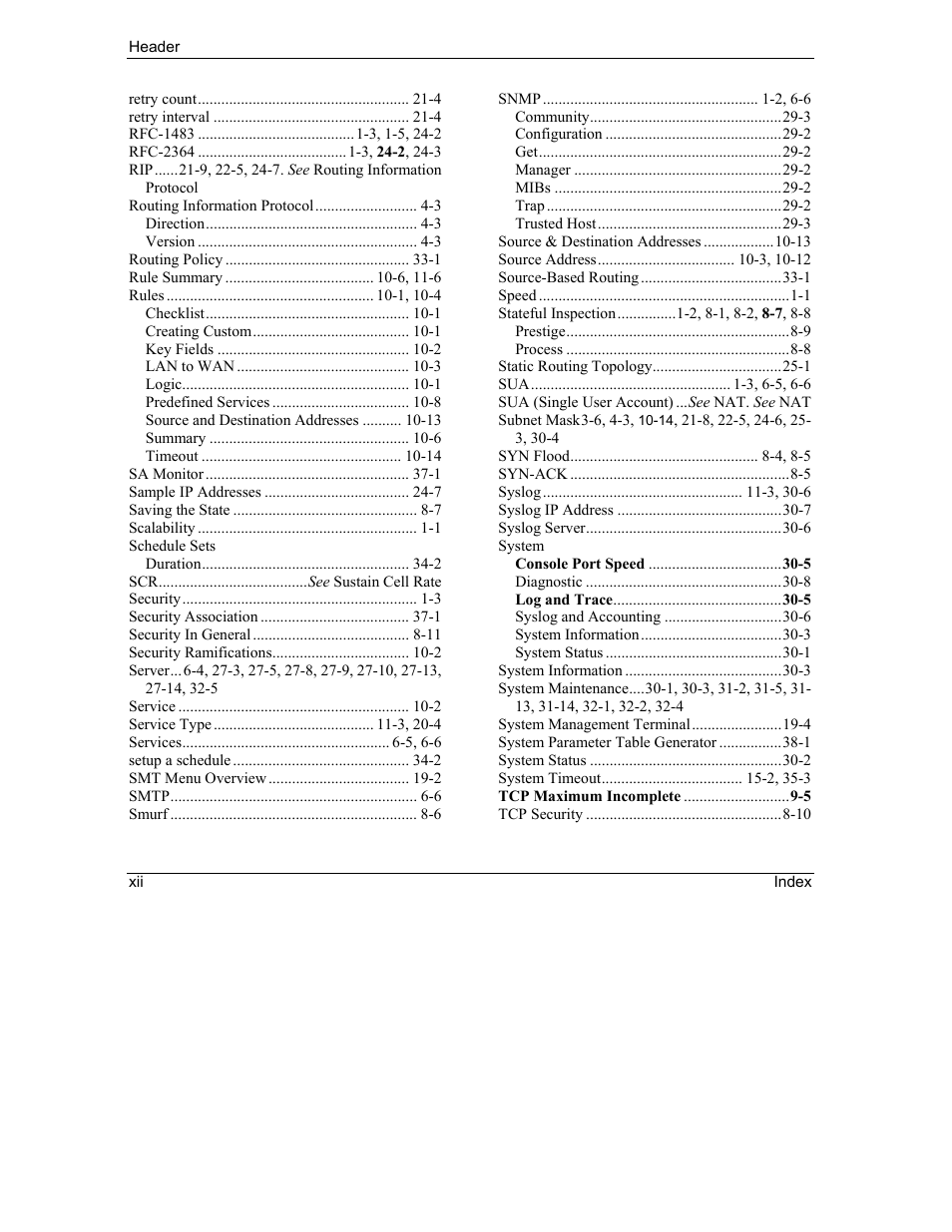 ZyXEL Communications 792H User Manual | Page 427 / 428