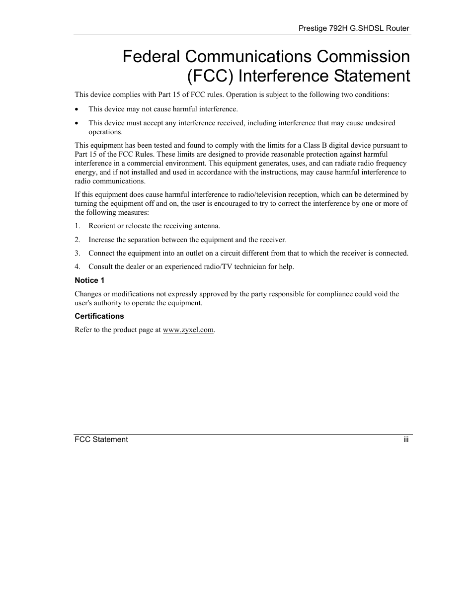 ZyXEL Communications 792H User Manual | Page 5 / 428