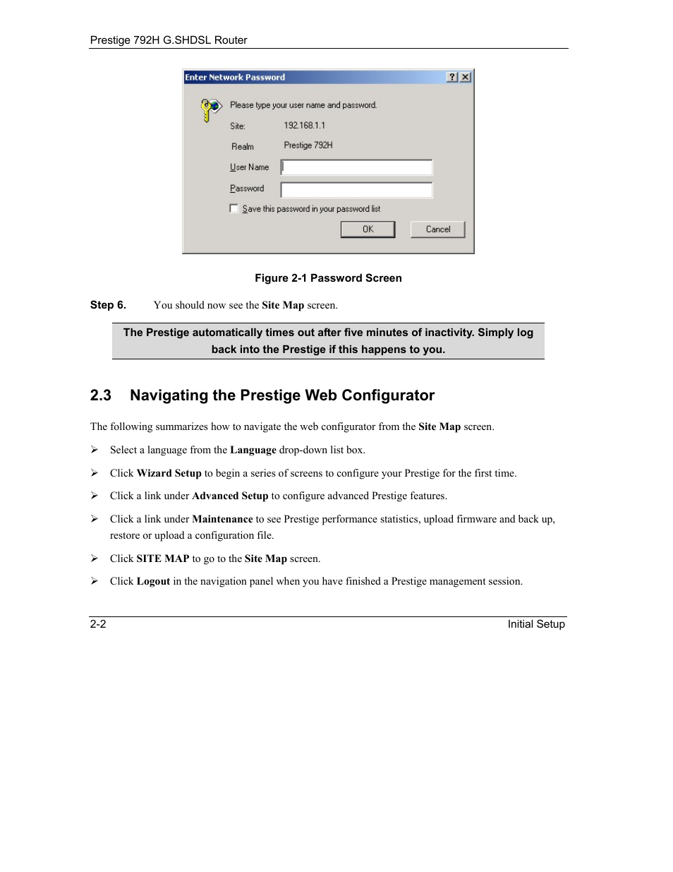 Navigating the prestige web configurator, 3 navigating the prestige web configurator | ZyXEL Communications 792H User Manual | Page 50 / 428