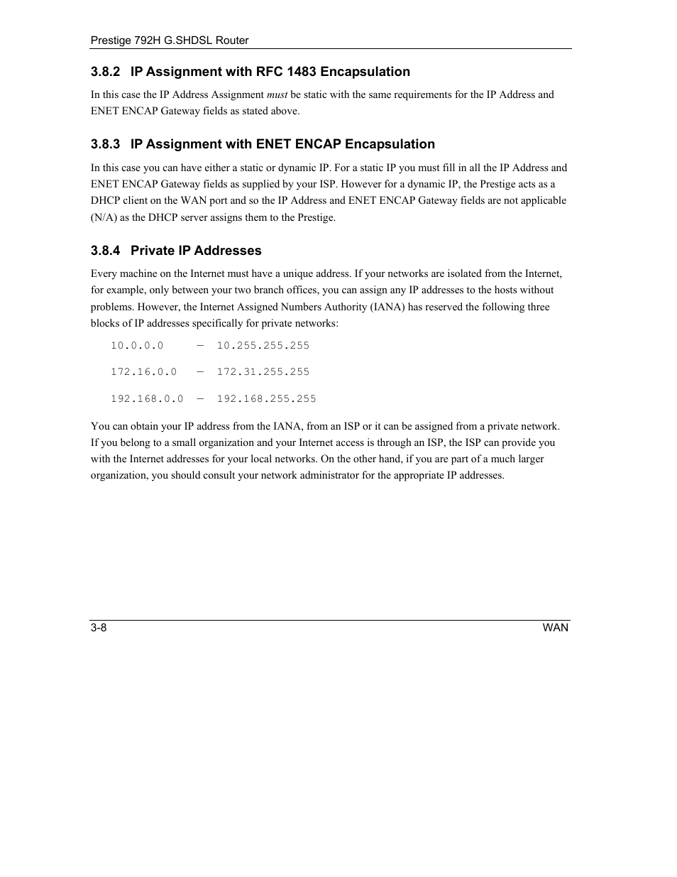 ZyXEL Communications 792H User Manual | Page 62 / 428