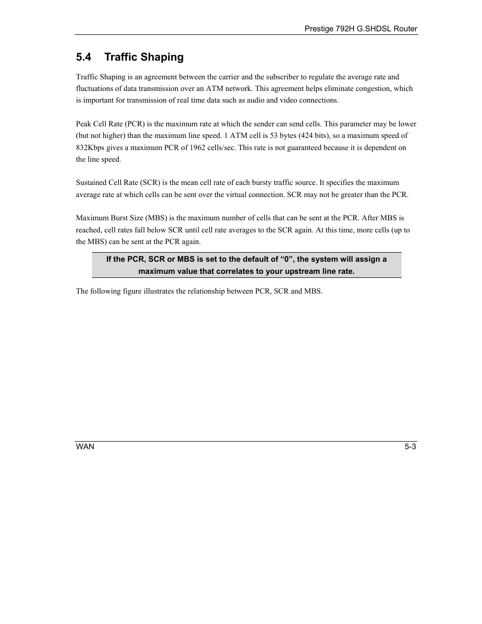 Traffic shaping, 4 traffic shaping | ZyXEL Communications 792H User Manual | Page 83 / 428