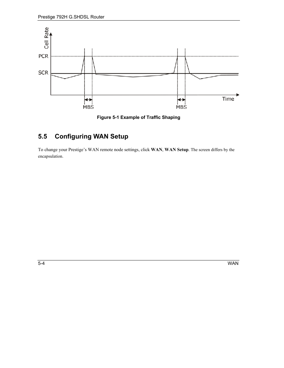 Configuring wan setup, 5 configuring wan setup | ZyXEL Communications 792H User Manual | Page 84 / 428