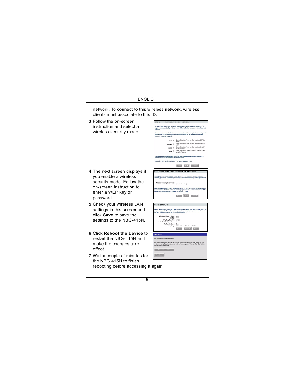 ZyXEL Communications NBG-415N User Manual | Page 6 / 109