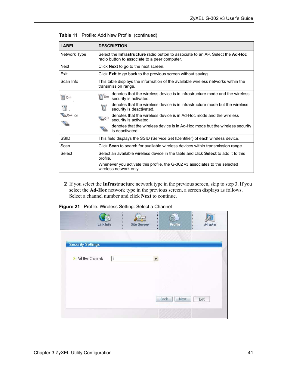 ZyXEL Communications G-302 User Manual | Page 41 / 71