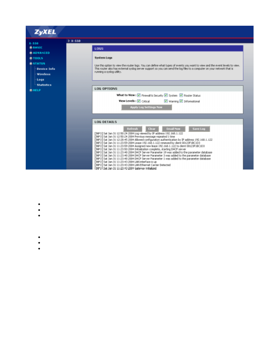 ZyXEL Communications ZyXEL XtremeMIMO X-550 User Manual | Page 61 / 76