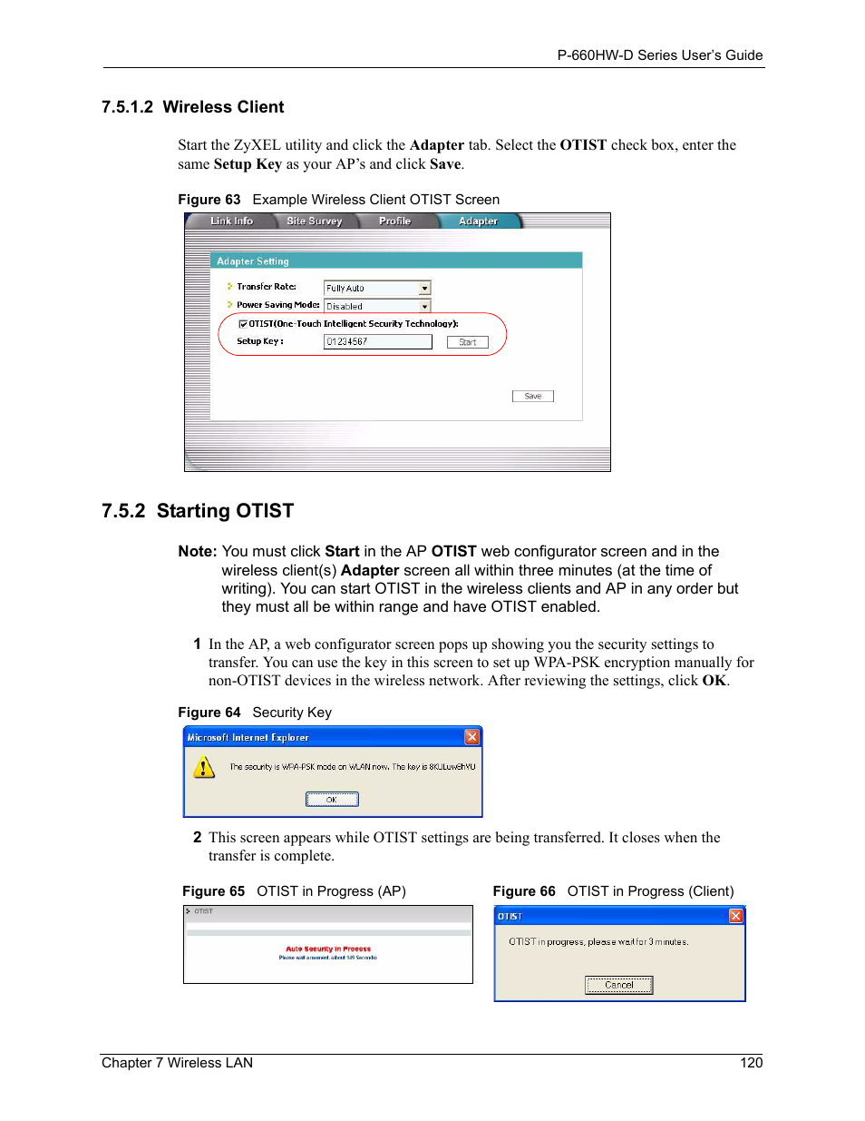 2 wireless client, 2 starting otist | ZyXEL Communications P-660HW-D Series User Manual | Page 121 / 339
