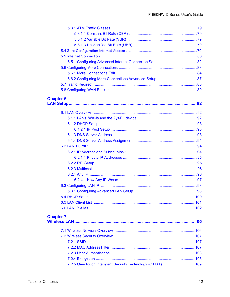 ZyXEL Communications P-660HW-D Series User Manual | Page 13 / 339