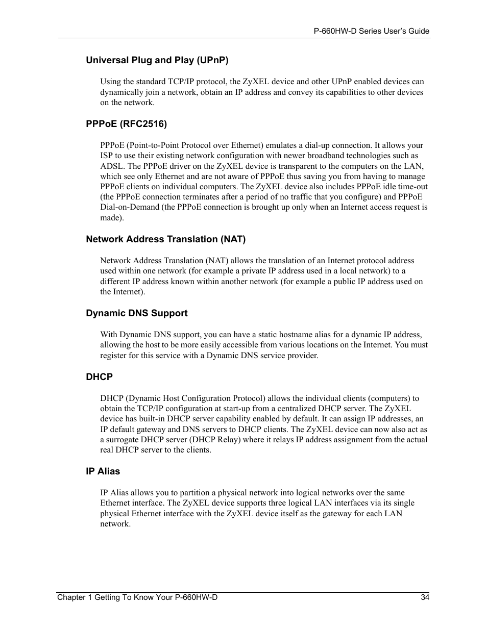 ZyXEL Communications P-660HW-D Series User Manual | Page 35 / 339