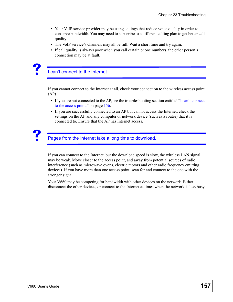 ZyXEL Communications V660 User Manual | Page 157 / 192