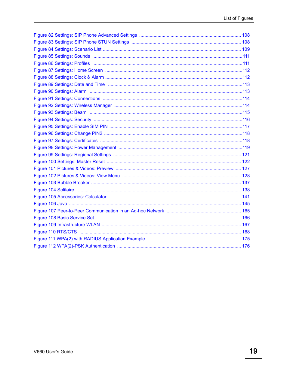 ZyXEL Communications V660 User Manual | Page 19 / 192