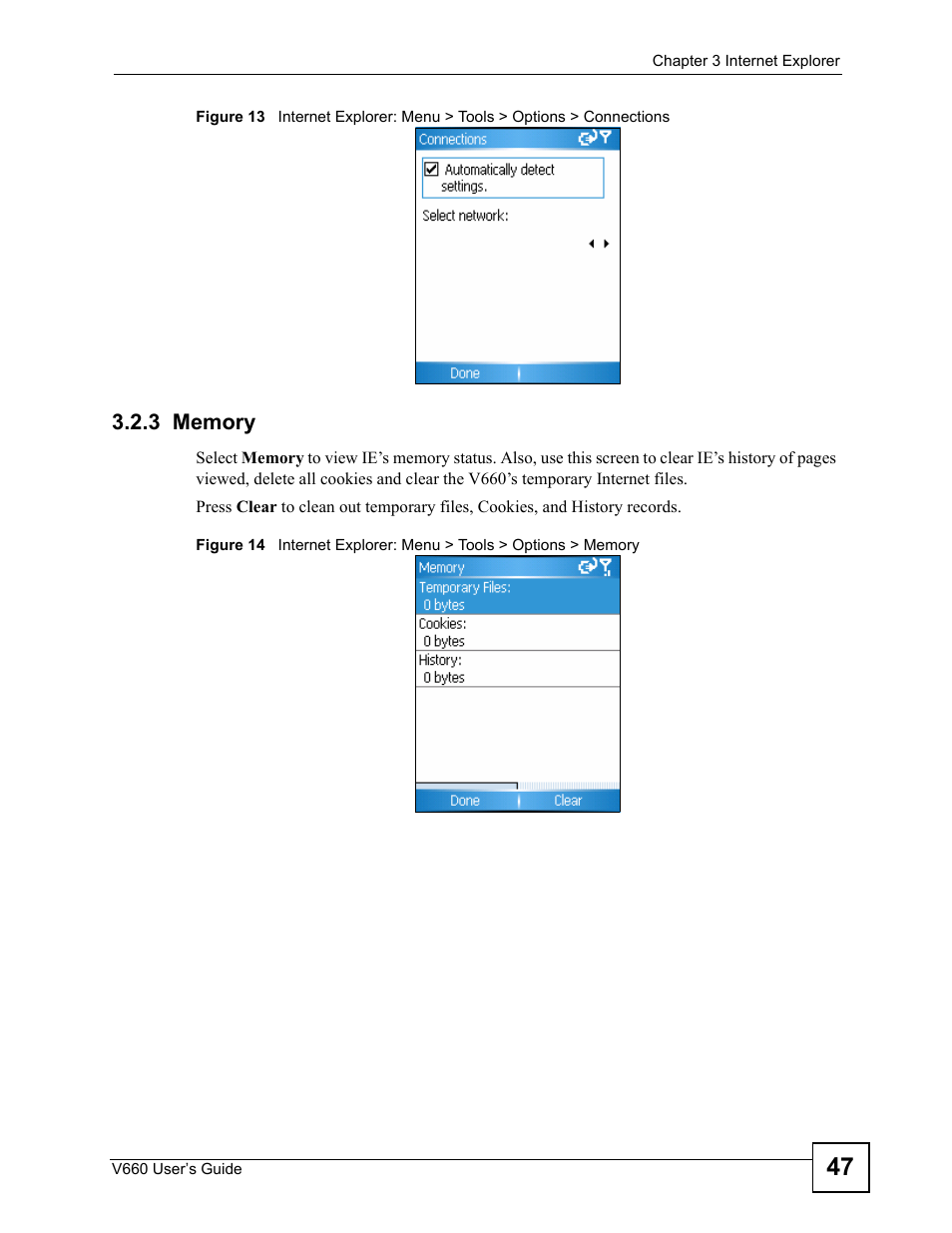 3 memory | ZyXEL Communications V660 User Manual | Page 47 / 192