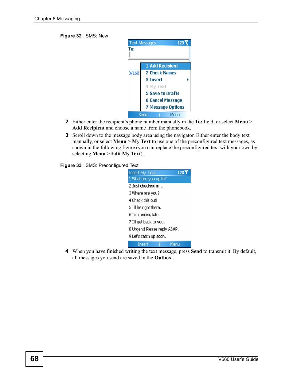 ZyXEL Communications V660 User Manual | Page 68 / 192