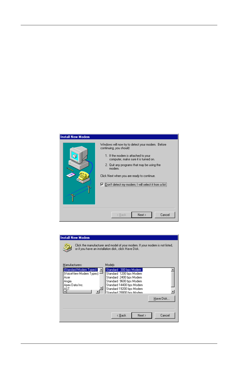 Driver and software installation | ZyXEL Communications Omni 288S User Manual | Page 18 / 136