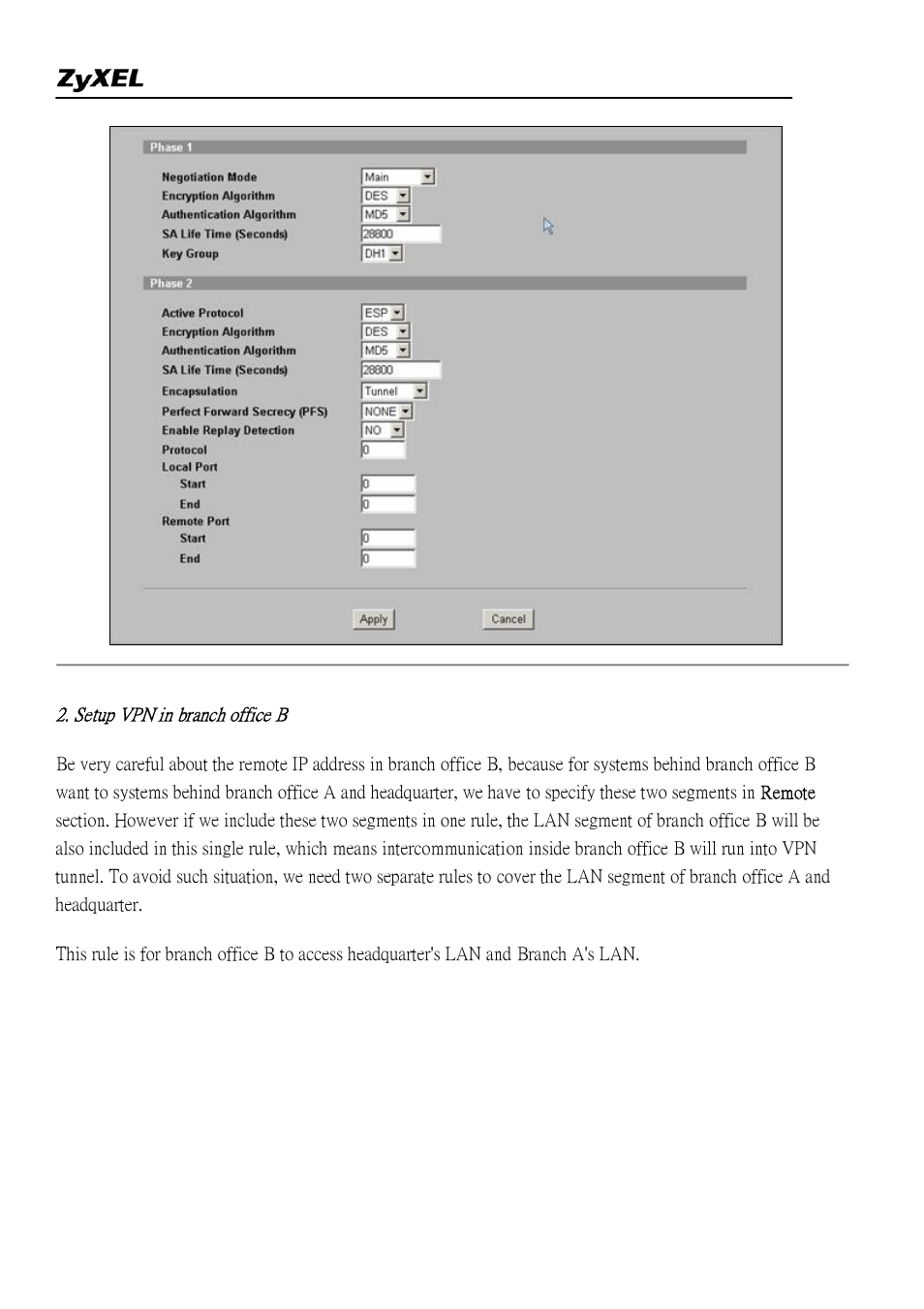 ZyXEL Communications 2WG User Manual | Page 104 / 264
